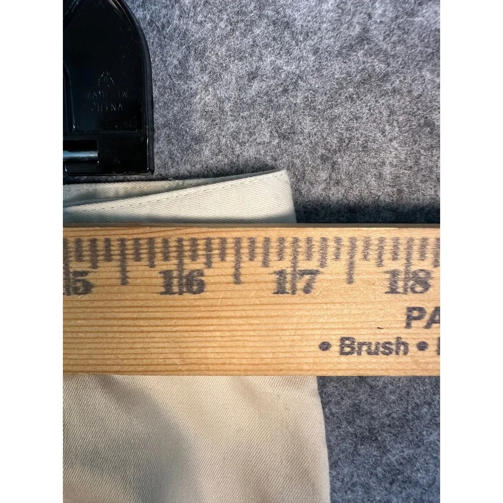 Polo Golf‎ Ralph Lauren Mens Khaki Tan Tailored Fit Stretch Chino Pants 33/32